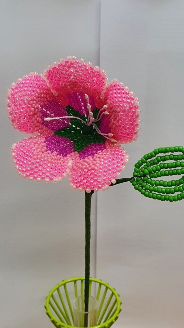 Fiore stelo lungo rosa