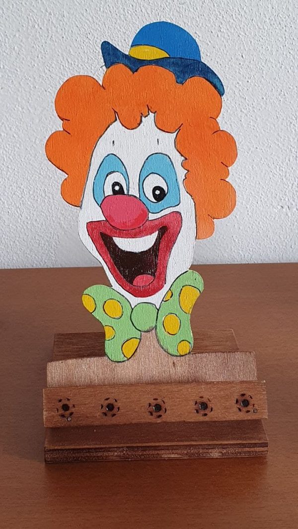 Portacellulare clown